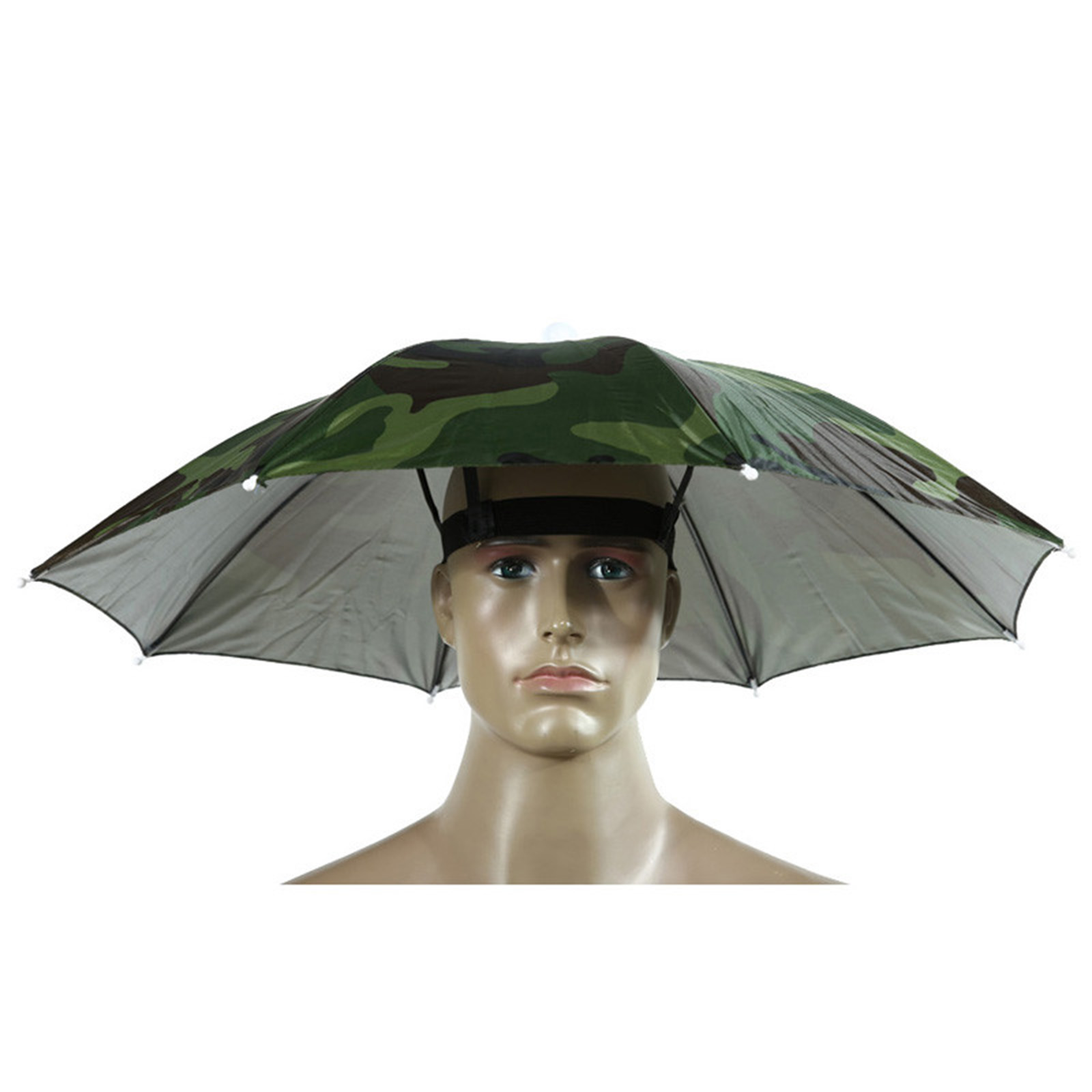 Unisex Outdoor Fishing Umbrella Cap