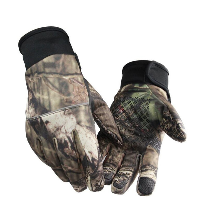 Anti-Slip Camouflage Fishing Gloves