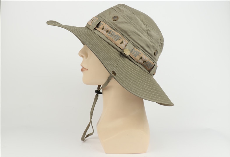 Unisex Waterproof Safari Hat with Strap