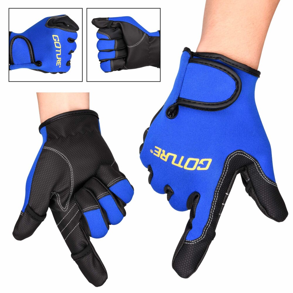 Convertible Anti-Slip Fishing Gloves