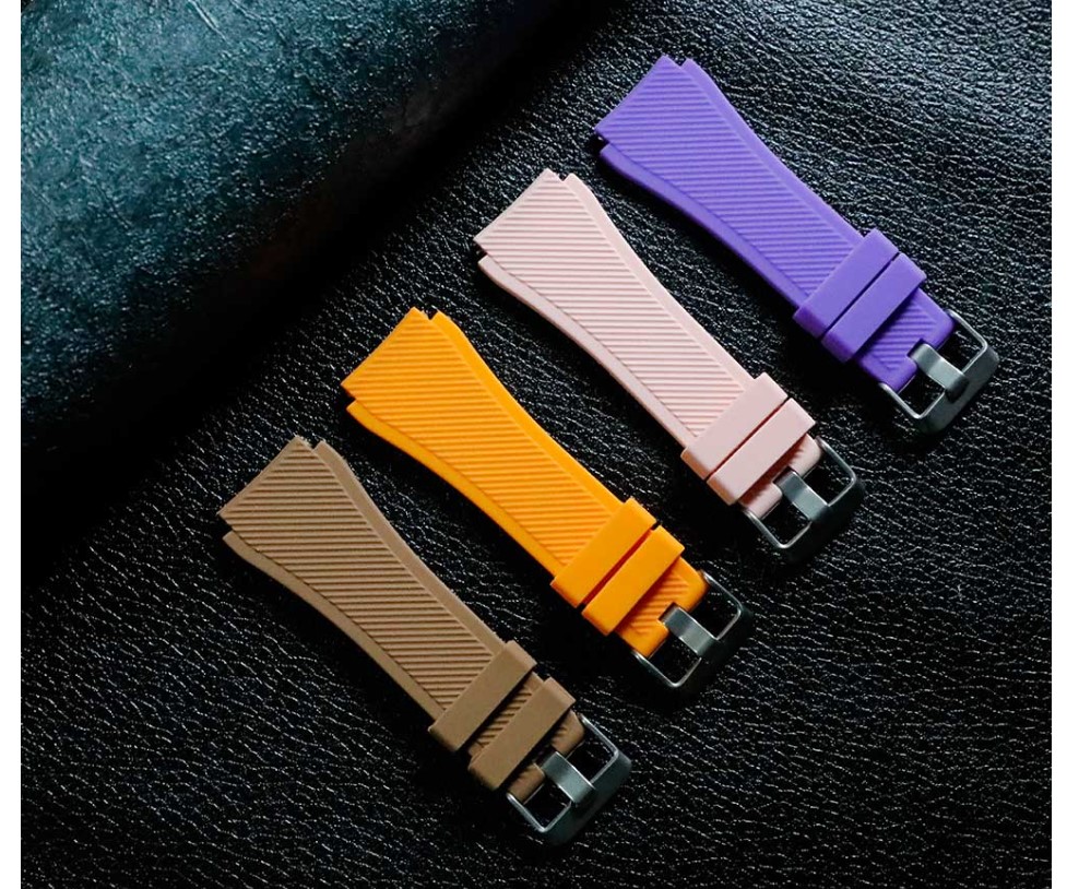Textured Silicone Strap for Watch