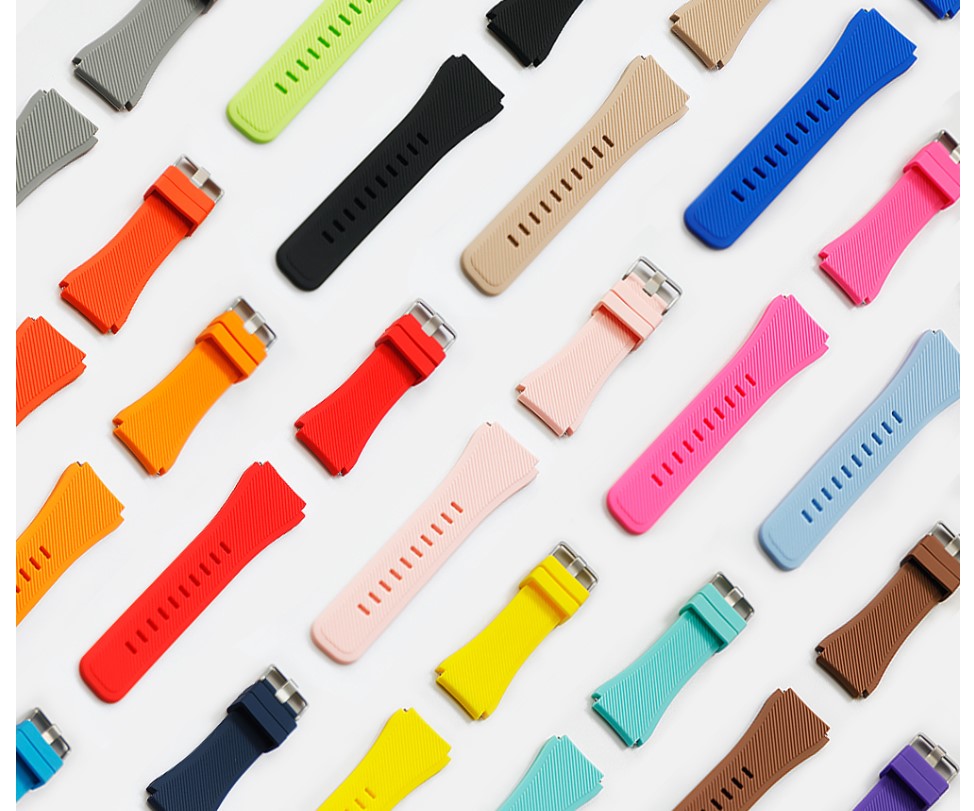Textured Silicone Strap for Watch