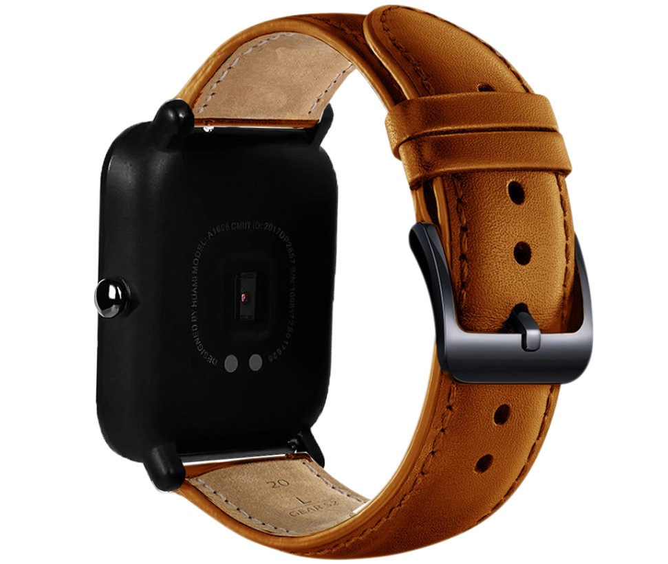 Leather Strap for Xiaomi and Amazfit Bip