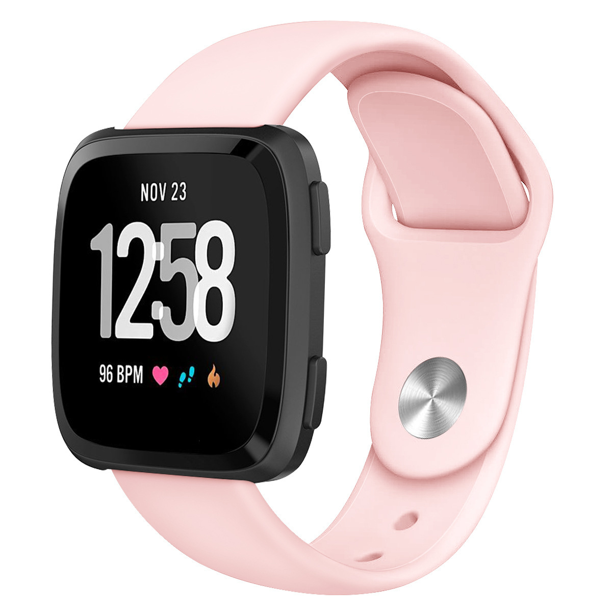 Solid Color Silicone Band for FitBit Versa