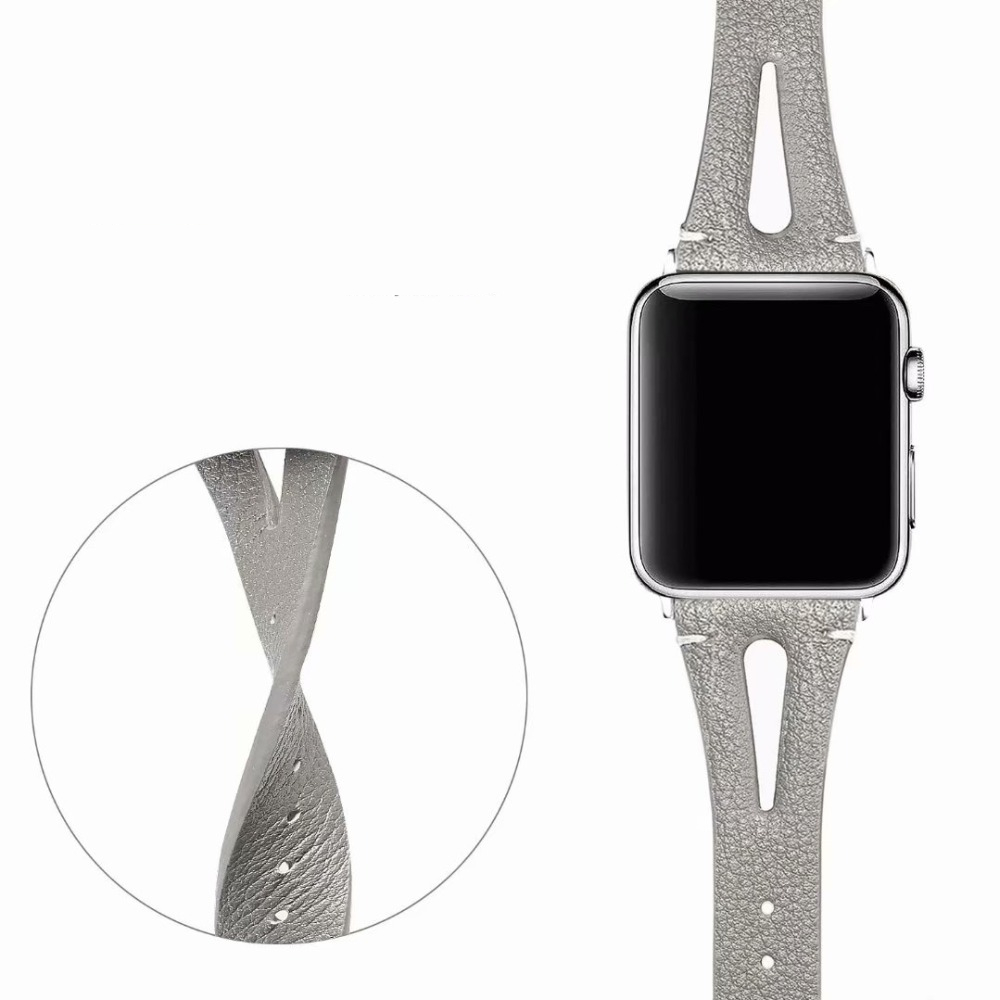 Breathing Leather Band for Apple Watch