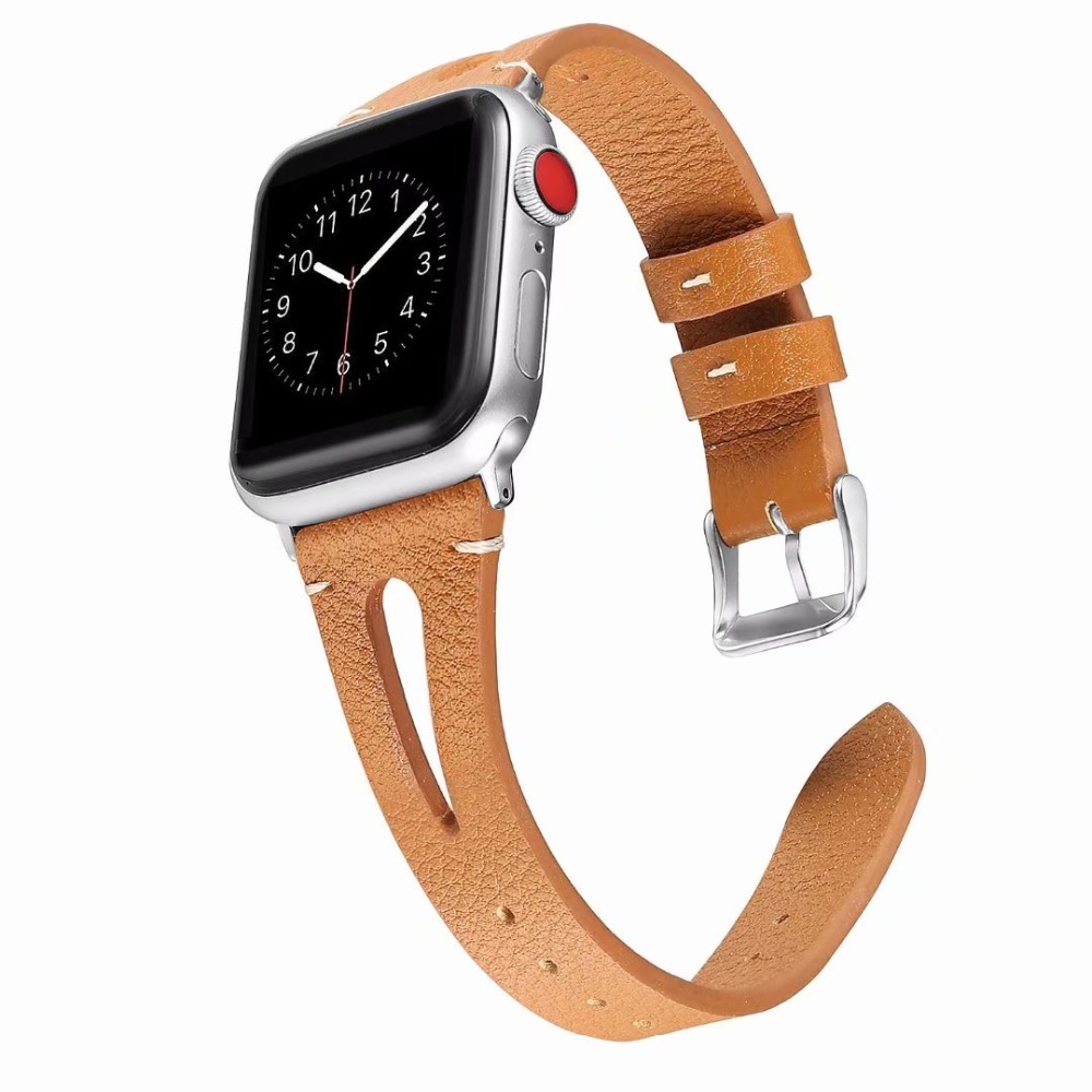 Breathing Leather Band for Apple Watch