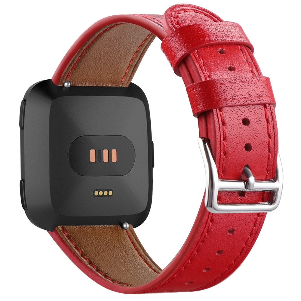 Sweatproof Leather Band for FitBit Versa