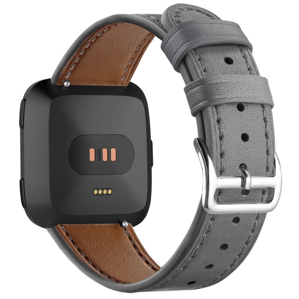 Sweatproof Leather Band for FitBit Versa - Atanoon Online Auto Parts Store