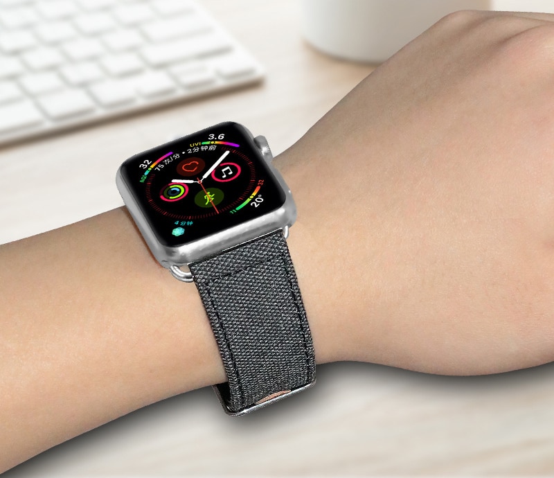 Fashion Cloth and Leather Band for Apple Watch