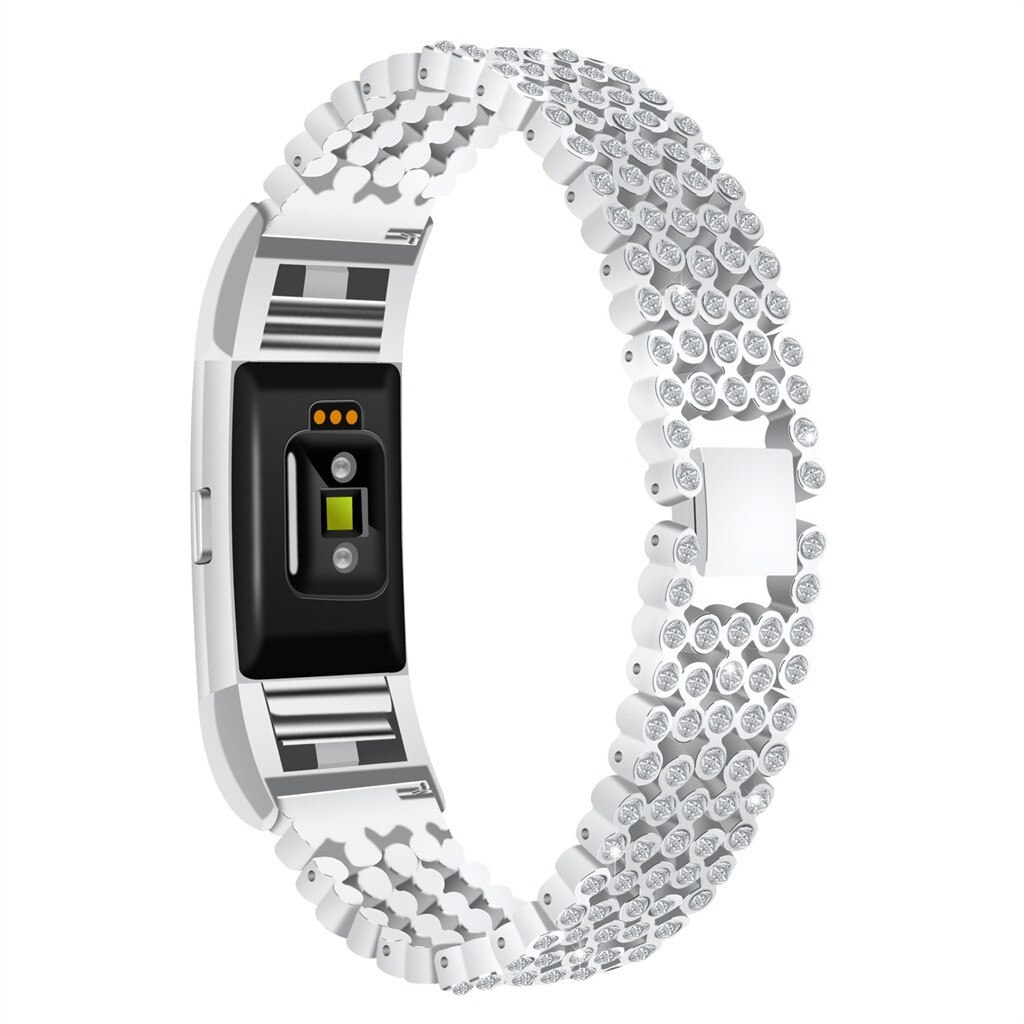 Women's Rhinestone Bracelet Band for FitBit Charge 2