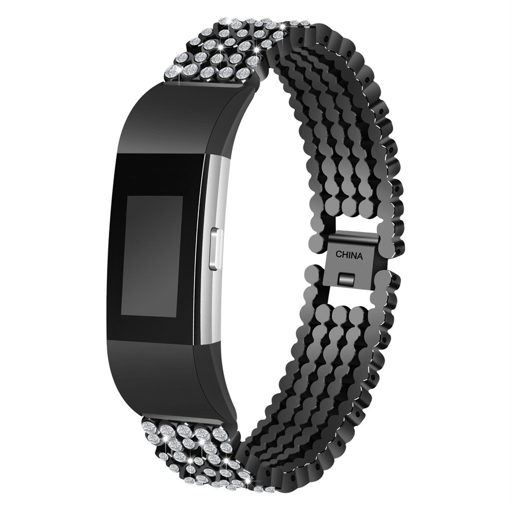 Women's Rhinestone Bracelet Band for FitBit Charge 2