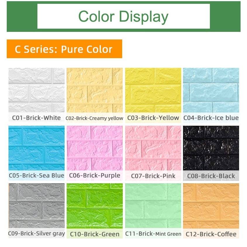 3D Brick Sticker Wallpaper for Walls and Ceiling
