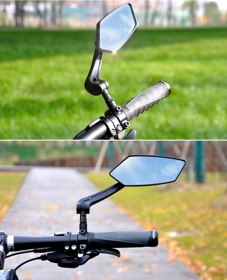 Large Adjustable Bicycle Handlebar Mirror