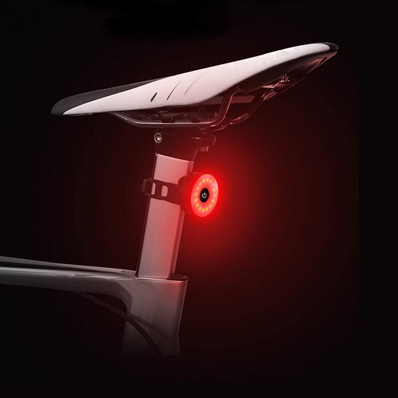 Mini Rechargeable Round Bicycle Taillight