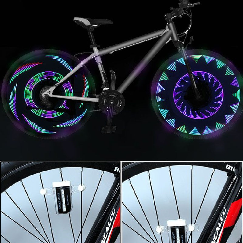 Water-Resistant Durable Colorful 14 LED Bicycle Wheel Light
