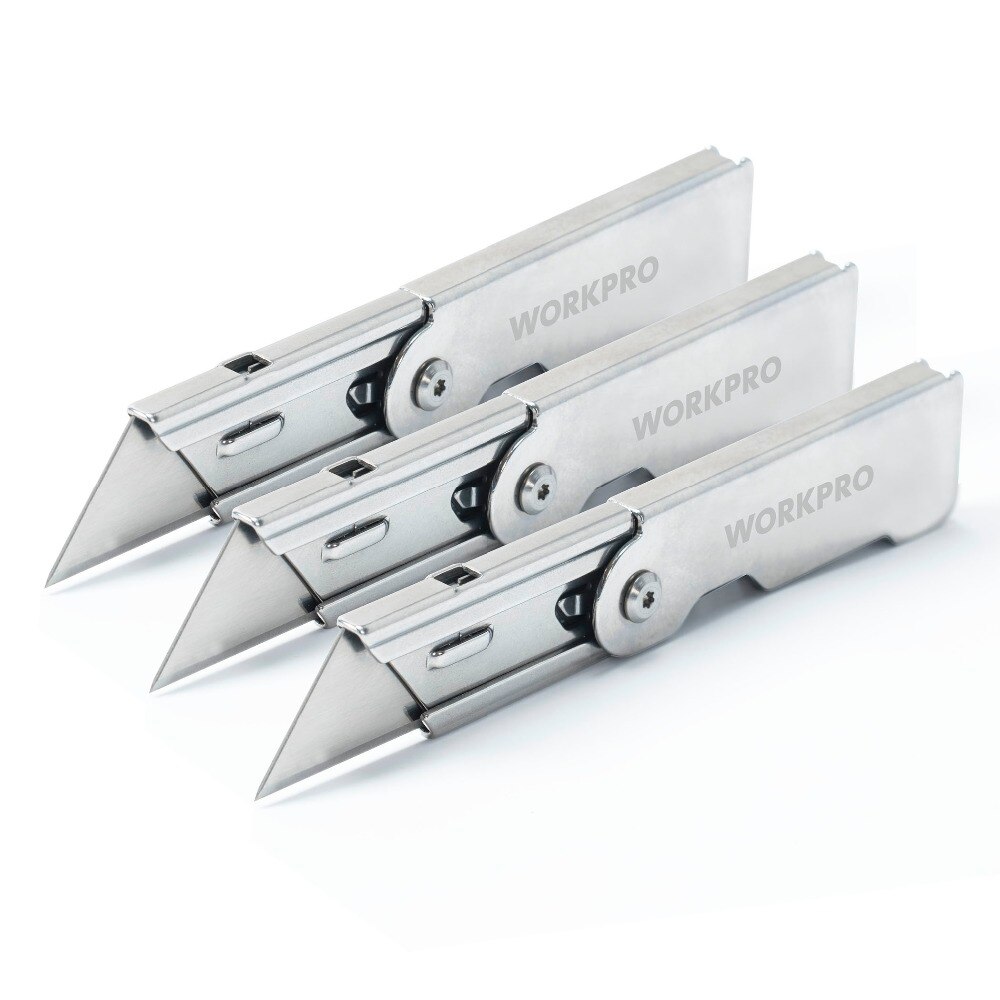 Stainless Steel Folding Utility Knives Set