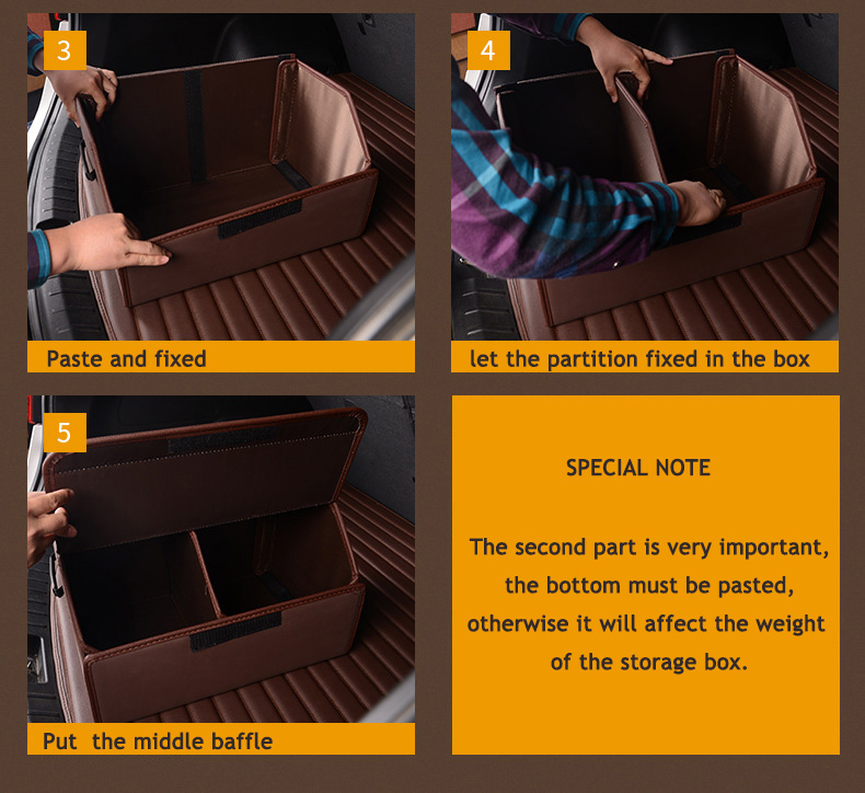 Foldable Organizer Box for Cars