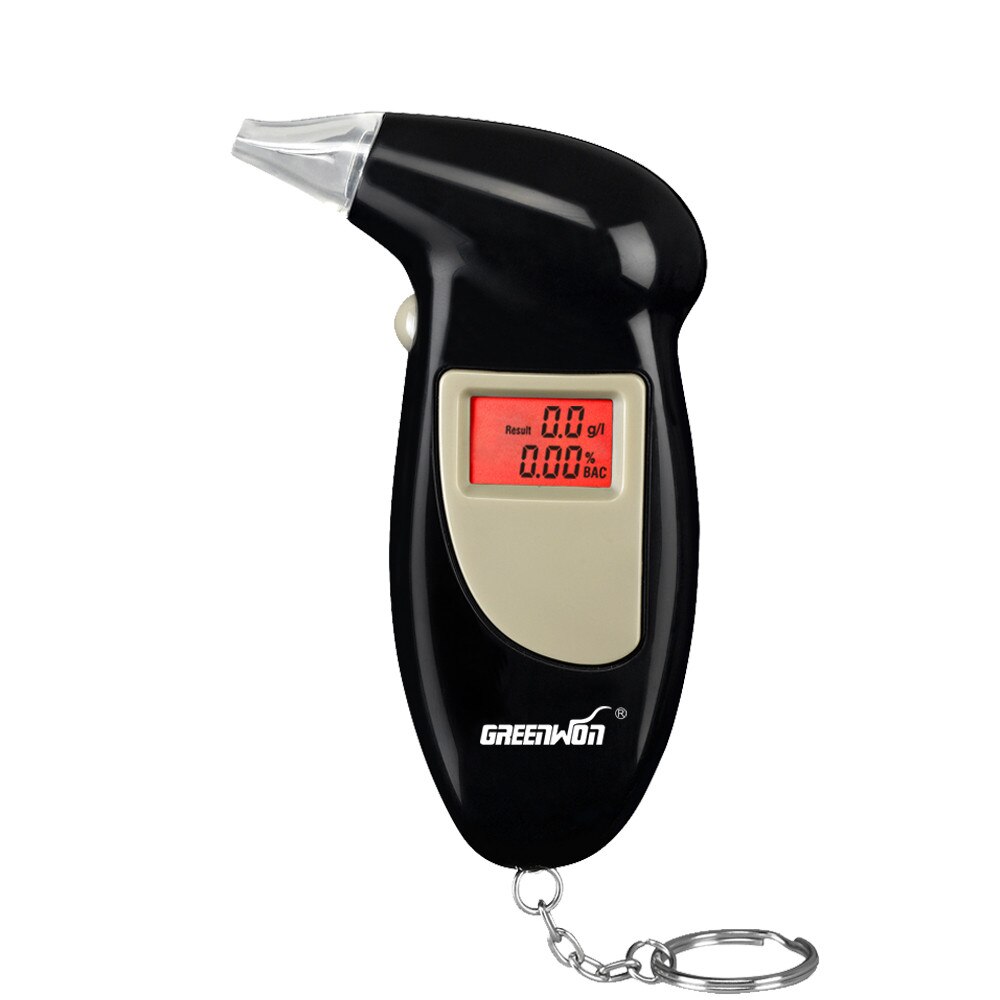 Portable Digital Alcohol Breath Meter with Key Ring