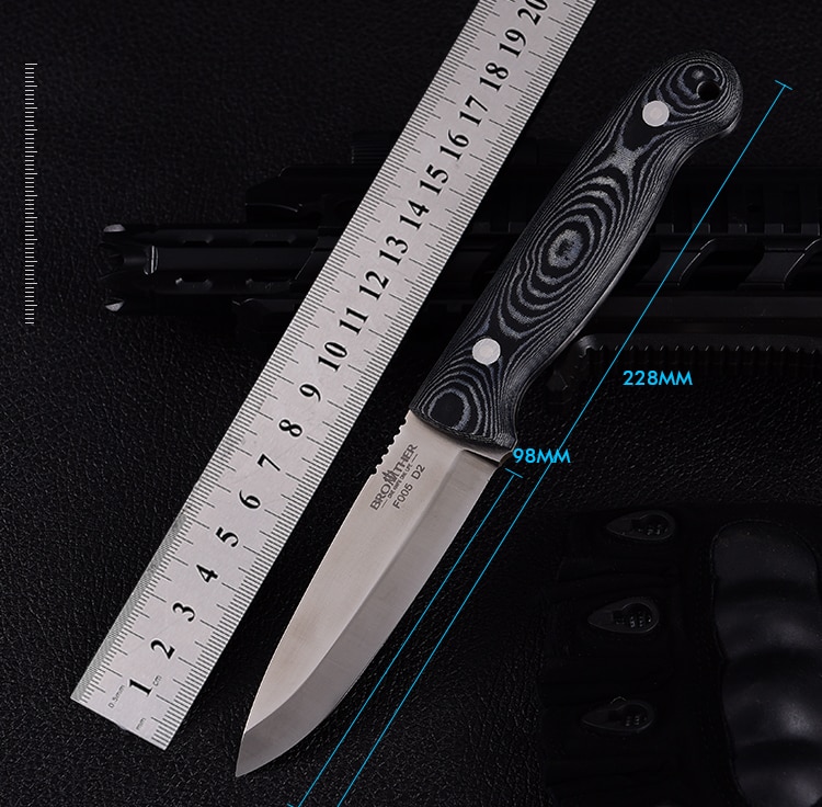 Compact Survival Knife with Stainless Steel Blade