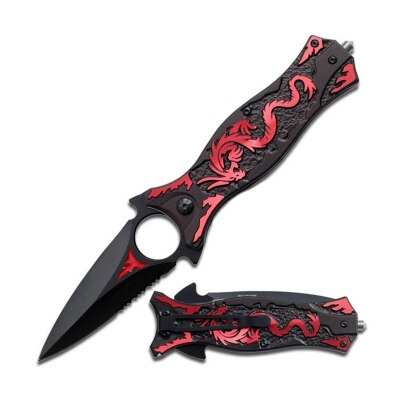 Dragon Decorated Survival Knife